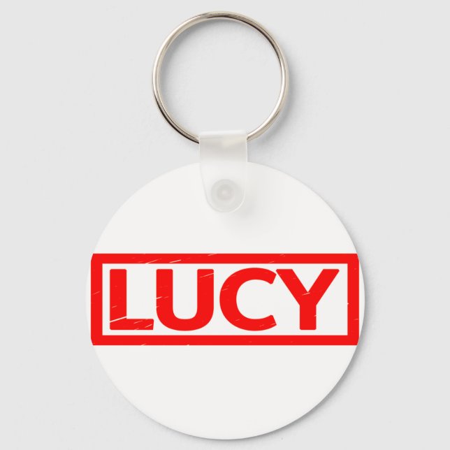 Lucy Stamp Key Ring (Front)