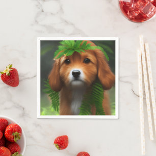Lucy The Labrador Puppy, Napkin
