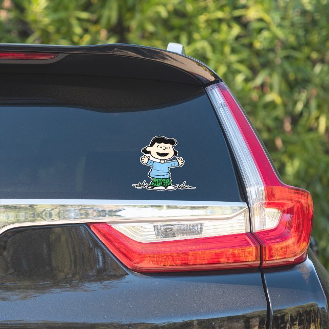 Lucy With Arms Wide (Car Side)