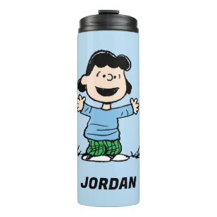 Lucy With Arms Wide   Add Your Name Thermal Tumbler