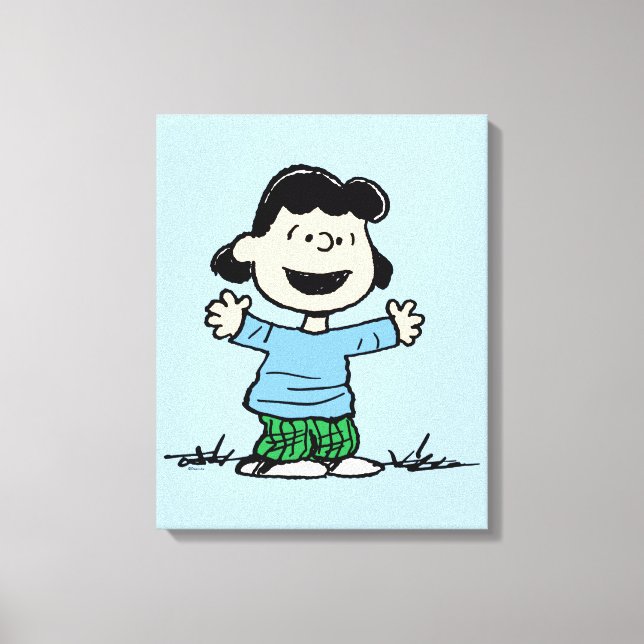 Lucy With Arms Wide Canvas Print (Front)