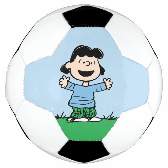 Lucy With Arms Wide Football (Front)