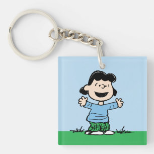 Lucy With Arms Wide Key Ring