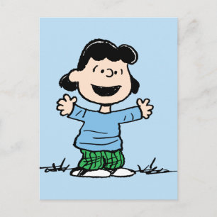 Lucy With Arms Wide Postcard