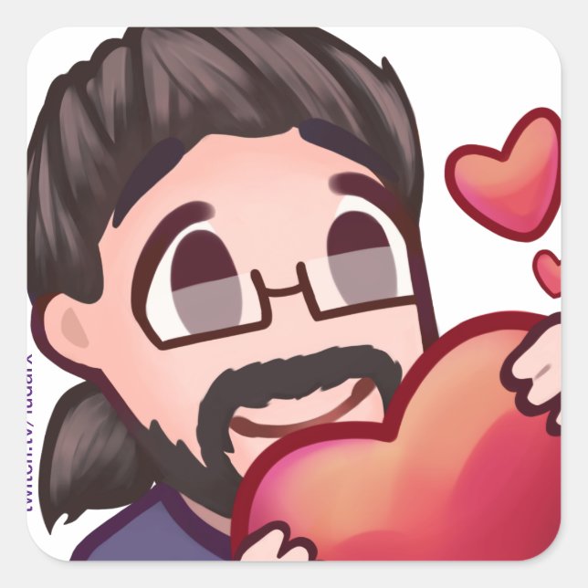 Ludarx | Love | Sticky sticker (Front)