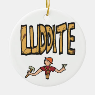 Luddite Ceramic Tree Decoration