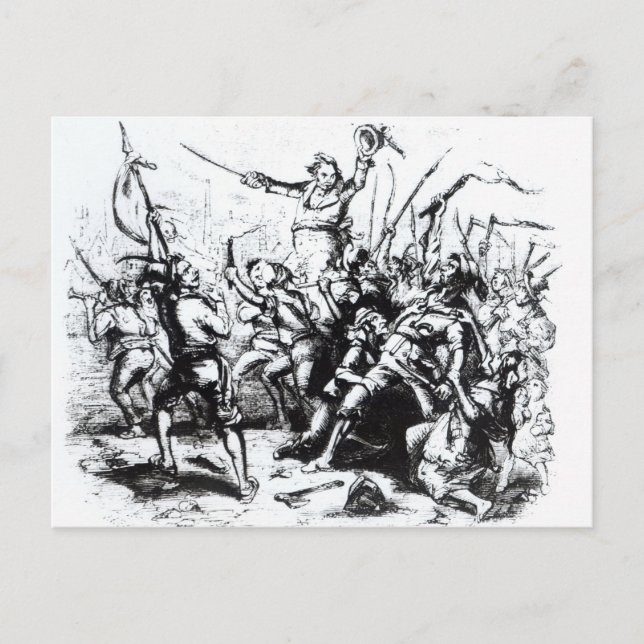 Luddite Rioters, 1811-12 Postcard (Front)
