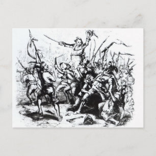 Luddite Rioters, 1811-12 Postcard