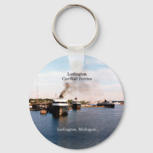 Ludington Car/Rail Ferries key chain