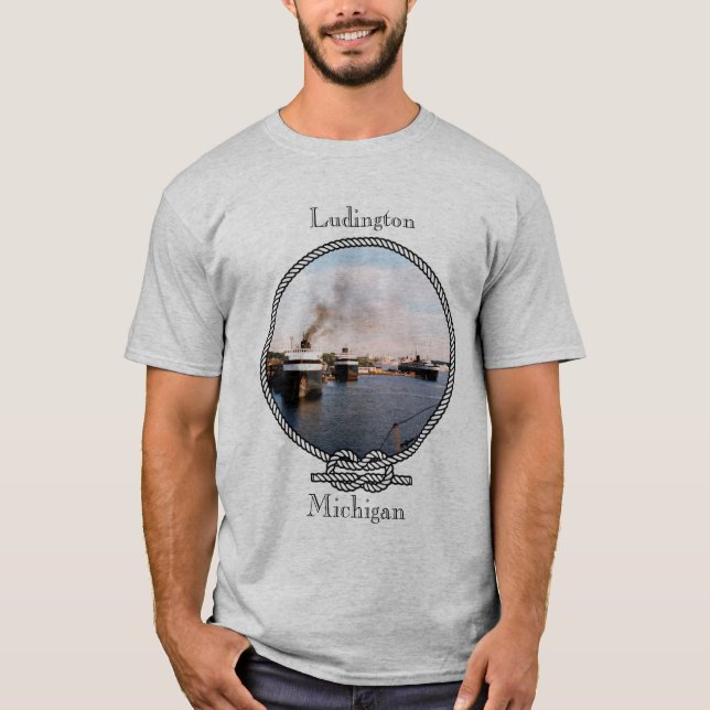 Ludington Car/Rail Ferries shirt (Front)