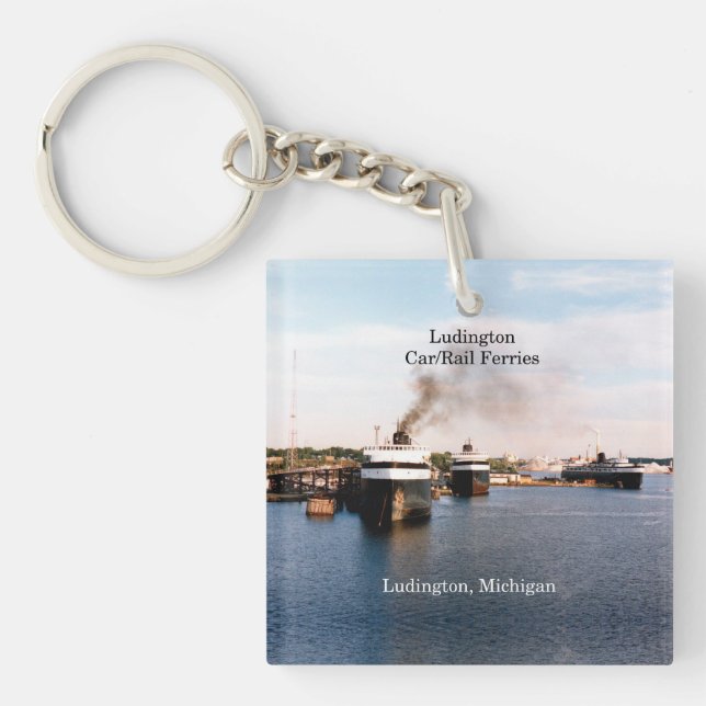 Ludington Carferries key chain (Front)