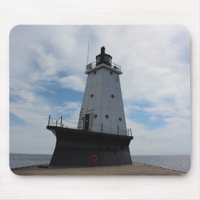 Ludington Michigan Lighthouse mousepad (Front)