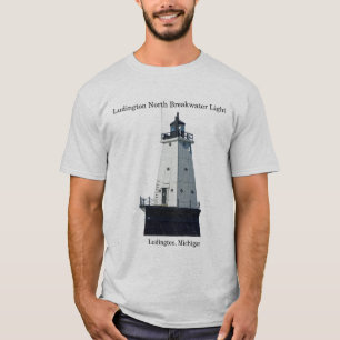 Ludington North Breakwater Light light shirt