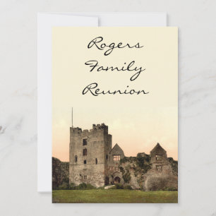 Ludlow Castle II, Shropshire, England Invitation