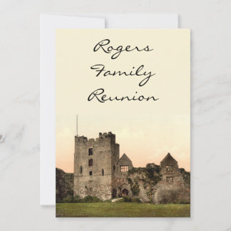 Ludlow Castle II, Shropshire, England Invitation