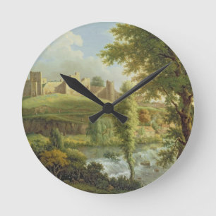Ludlow Castle with Dinham Weir, from the South-Wes Round Clock