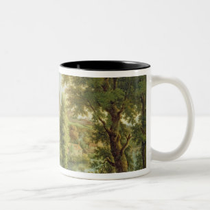 Ludlow Castle with Dinham Weir, from the South-Wes Two-Tone Coffee Mug