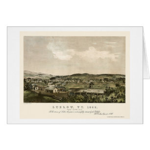 Ludlow, VT Panoramic Map - 1859