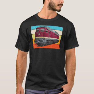 Ludmilla Diesel-Locomotive East German BR 132 BR 2 T-Shirt