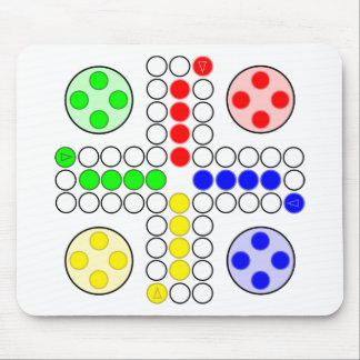 Ludo Classic Board Game Mouse Mat