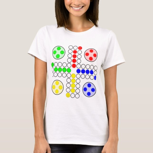 Ludo Classic Board Game T-Shirt (Front)