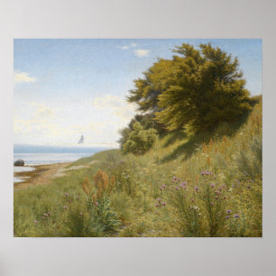 Ludvig Kabell - Summer day at the sea Poster