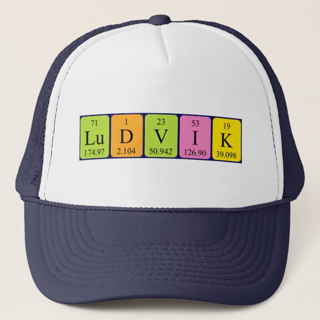 Ludvik periodic table name hat (Front)