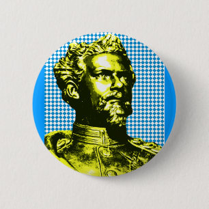 Ludwig II King Bavaria 6 Cm Round Badge