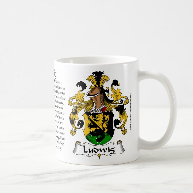 Ludwig, the Origin, the Meaning and the Crest Mug (Right)