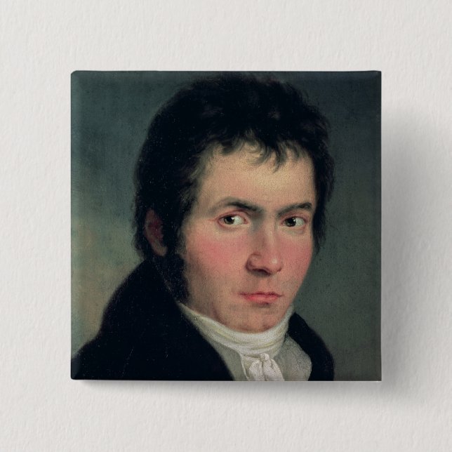 Ludwig van Beethoven , 1804 15 Cm Square Badge (Front)