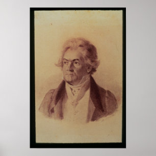 Ludwig van Beethoven , 1824 Poster