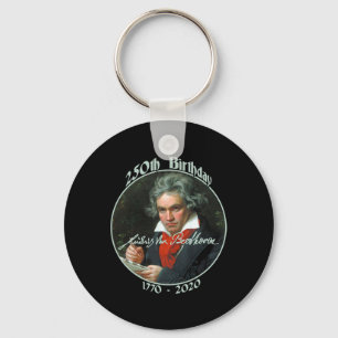 Ludwig Van Beethoven 250th Birthday (pt) Key Ring