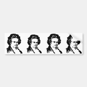Ludwig van Beethoven Bumper Sticker