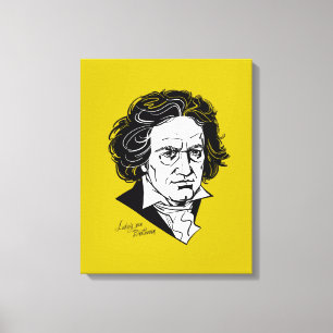 Ludwig van Beethoven Canvas Print