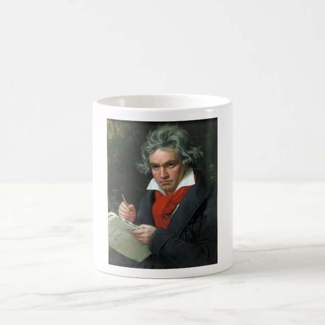 Ludwig van Beethoven Coffee Mug (Center)