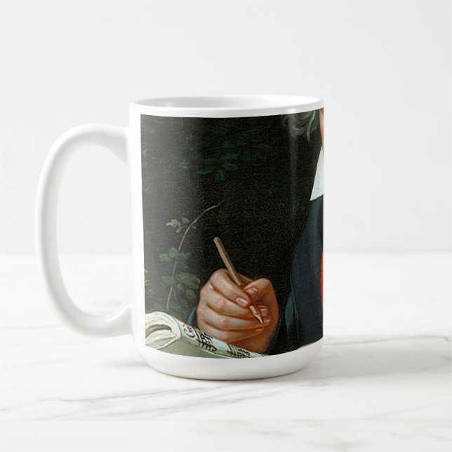 Ludwig Van Beethoven Coffee Mug (Left)