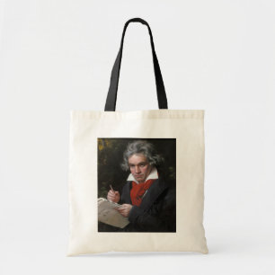 Ludwig van Beethoven composing Missa Solemnis Tote Bag