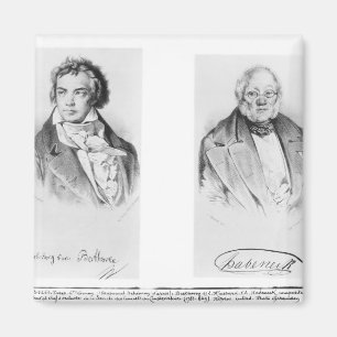 Ludwig van Beethoven & Francois-Antoine Habeneck Magnet