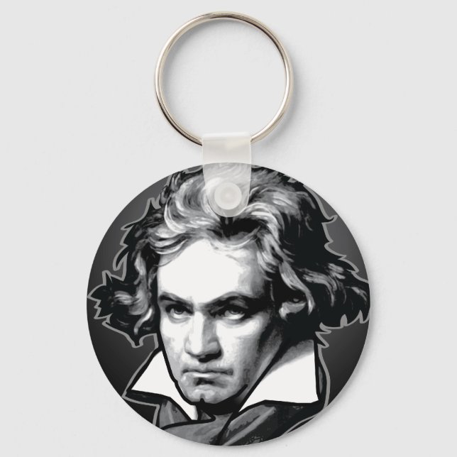Ludwig van Beethoven Key Ring (Front)