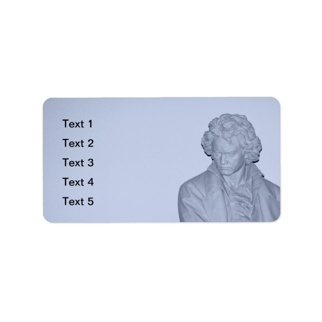Ludwig van Beethoven Label (Front)