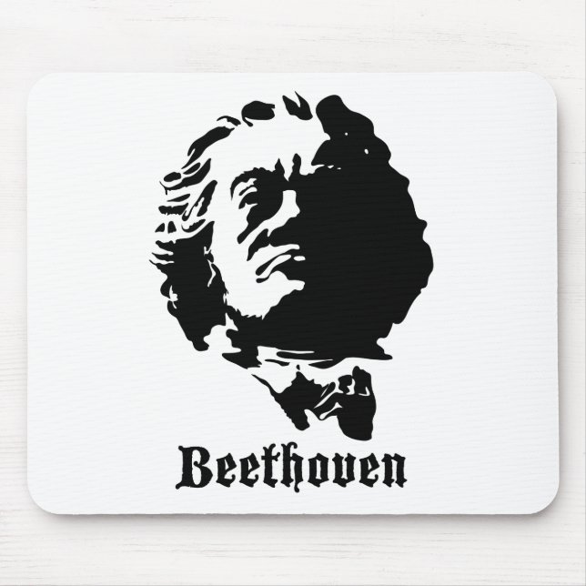 Ludwig van Beethoven Mouse Mat (Front)