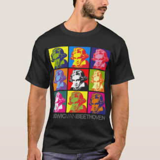 Ludwig van Beethoven pop-art portrait poster Class T-Shirt