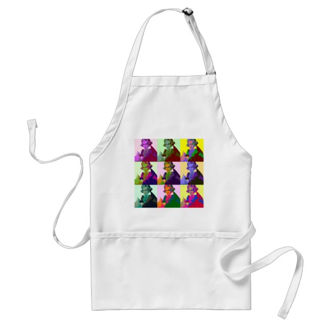 Ludwig Van Beethoven Pop Art Standard Apron (Front)