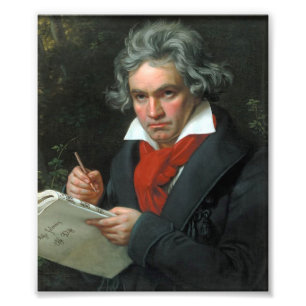 Ludwig van Beethoven Portrait Photo Print