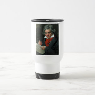 Ludwig van Beethoven Portrait Travel Mug