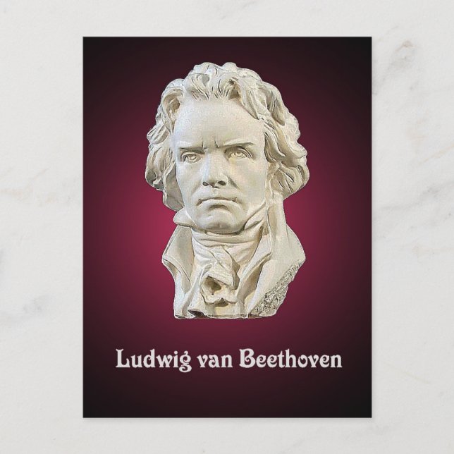 Ludwig van Beethoven Postcard (Front)