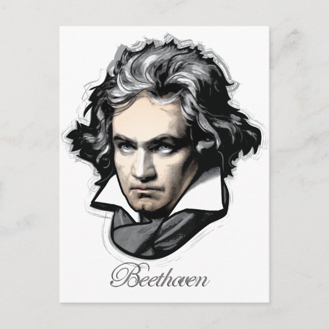 Ludwig van Beethoven Postcard (Front)