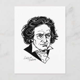 Ludwig van Beethoven Postcard