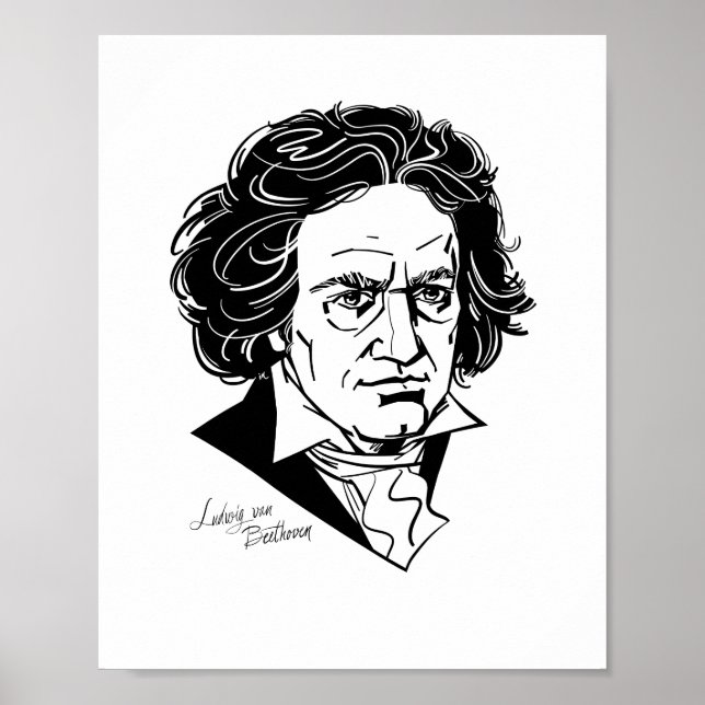 Ludwig van Beethoven Poster (Front)
