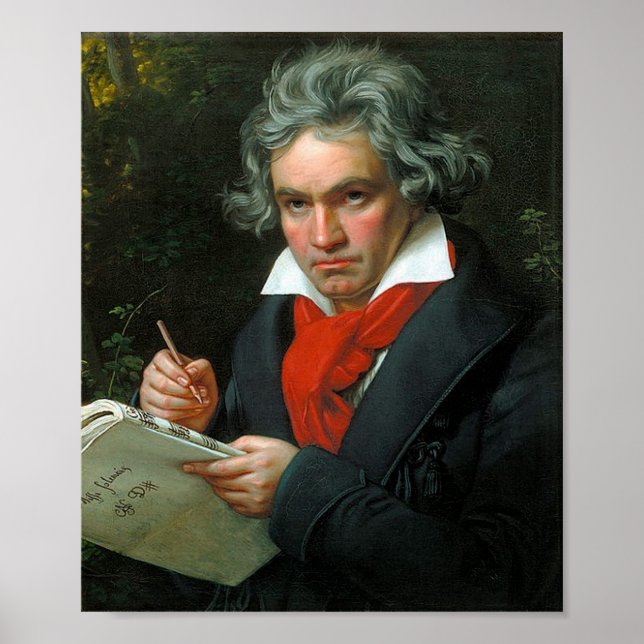 Ludwig Van Beethoven Poster (Front)